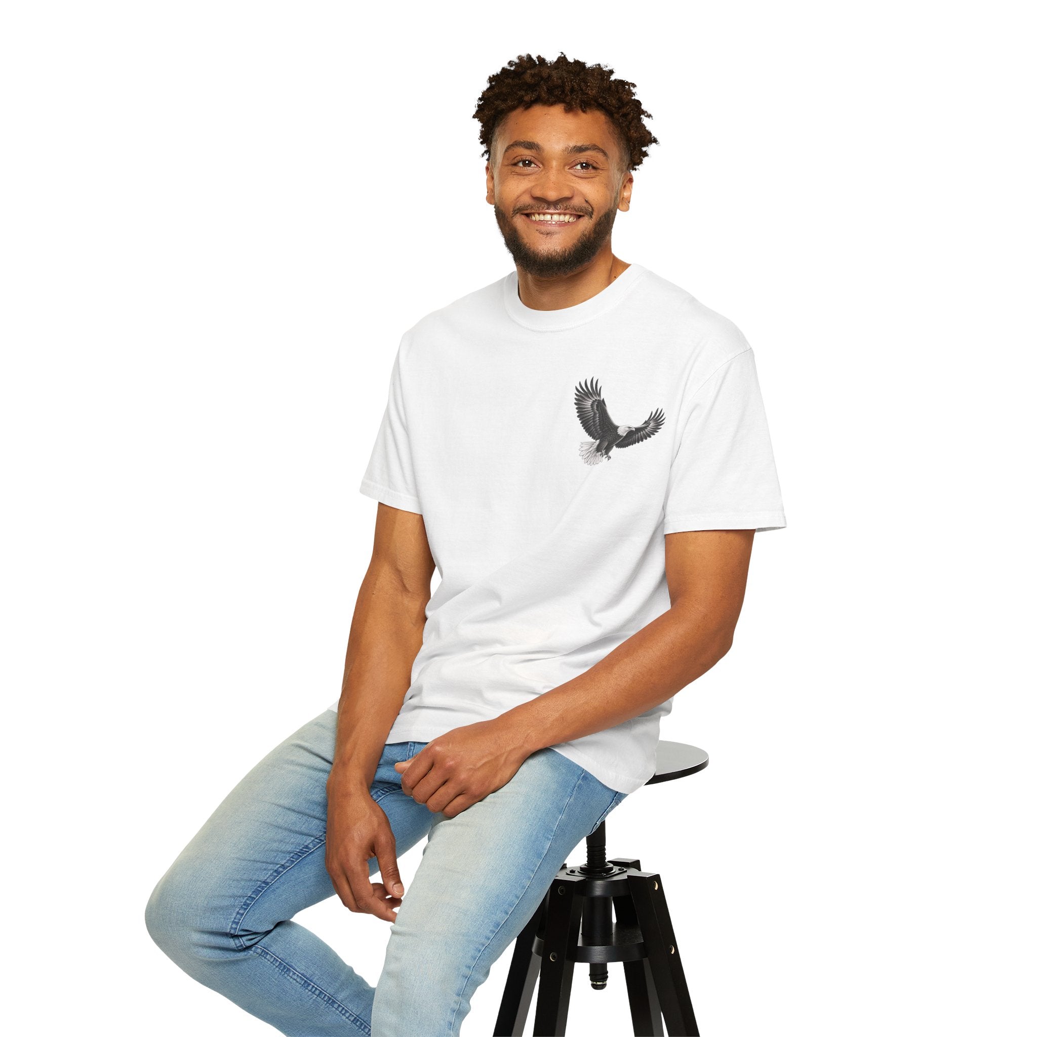 Hope in the Lord Eagle T-Shirt — 'Find New Strength' Christian Graphic Tee