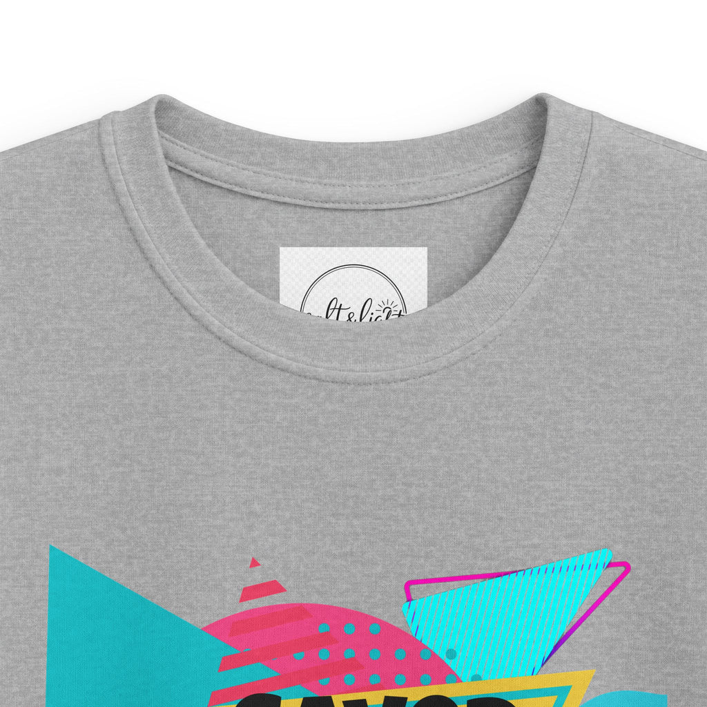 Kids Tee — Retro 'Saved by the Lord' Christian Graphic Shirt