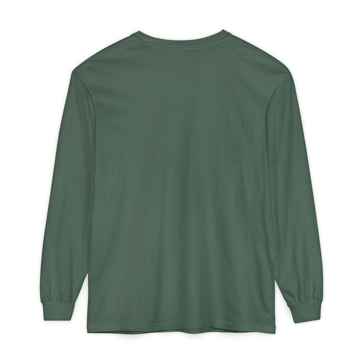 Christian Fall Cross Long Sleeve Tee Autumn Pumpkins and Leaves