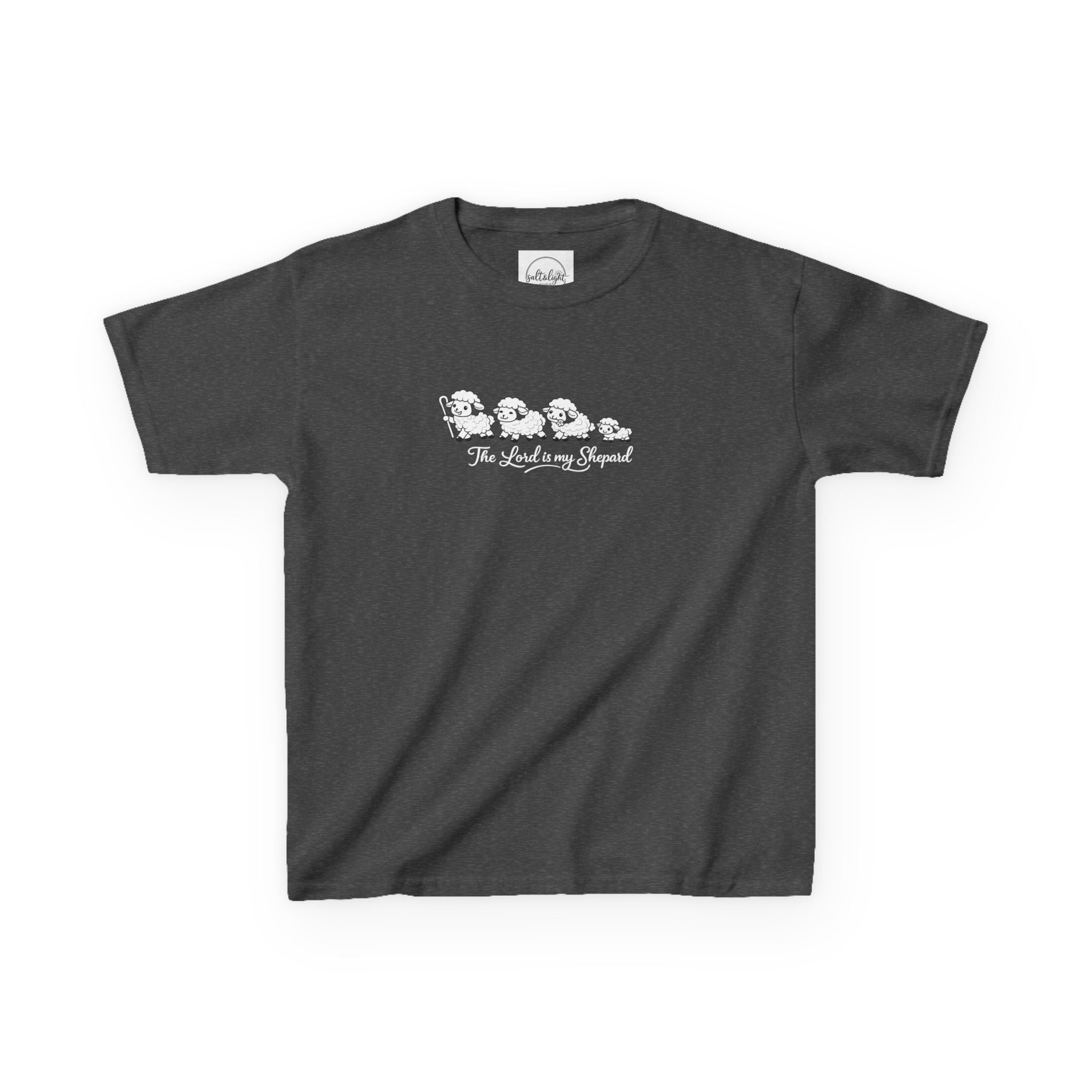 Kids T-Shirt — Cute Line Art Sheep "The Whole Herd"