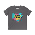 Kids Tee — Retro 'Saved by the Lord' Christian Graphic Shirt