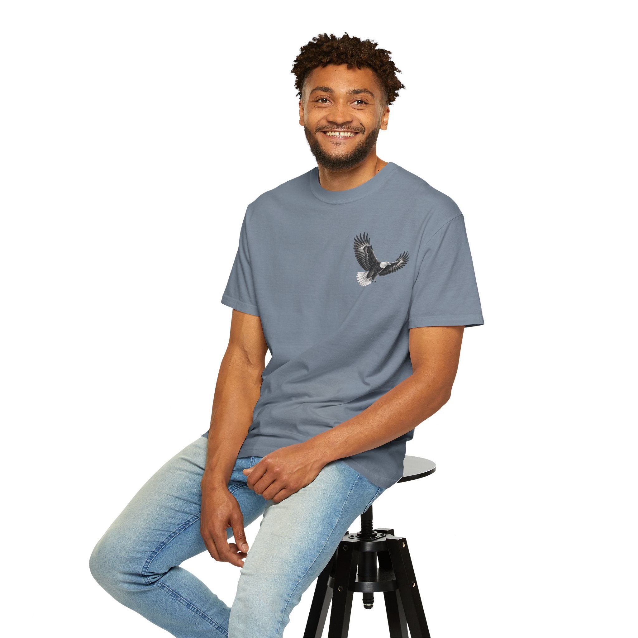 Hope in the Lord Eagle T-Shirt — 'Find New Strength' Christian Graphic Tee