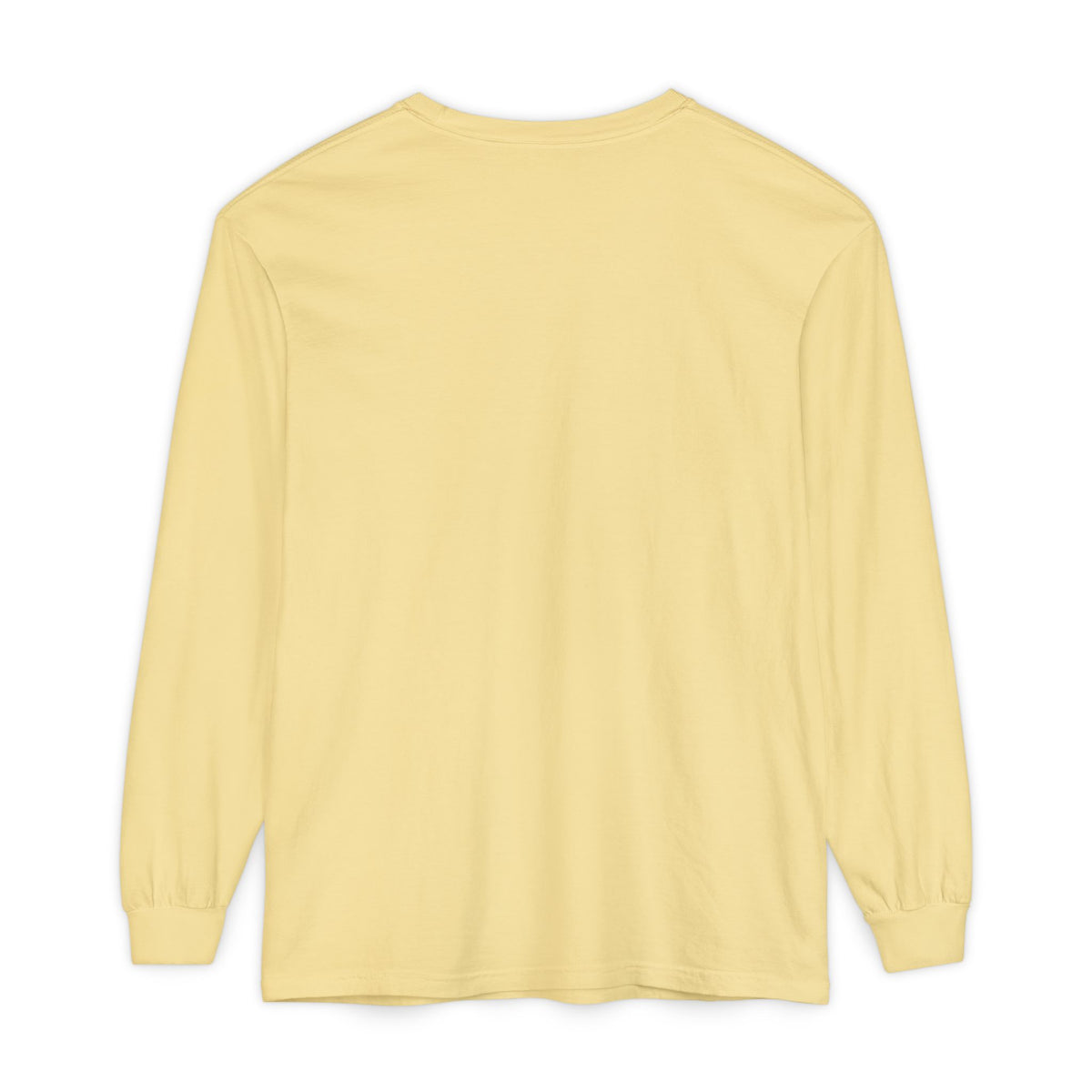 Christian Fall Cross Long Sleeve Tee Autumn Pumpkins and Leaves