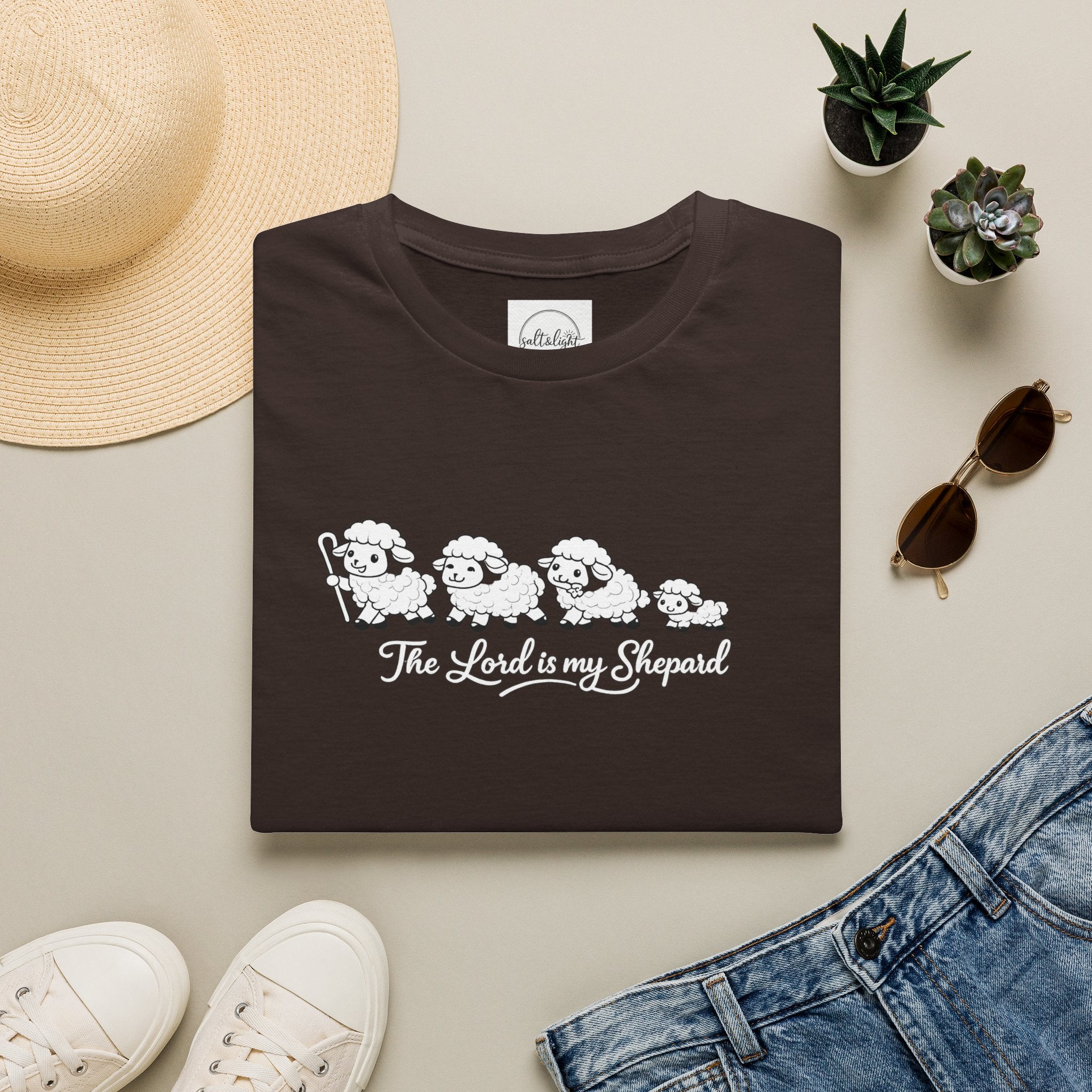 The Lord Is My Shepherd – Psalm 23 Christian Sheep Shirt, Faith Based