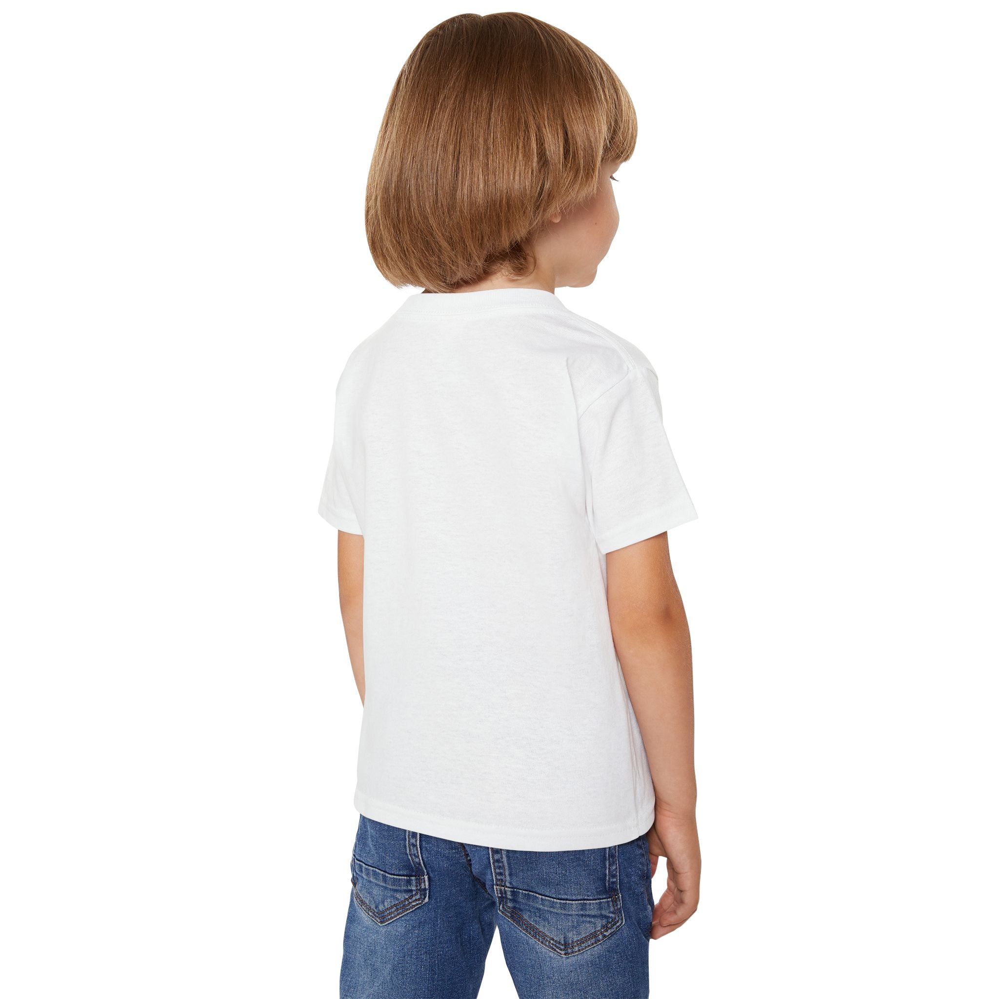 Saved by the Lord Toddler T‑Shirt — Retro 80s Neon Christian Kids Tee