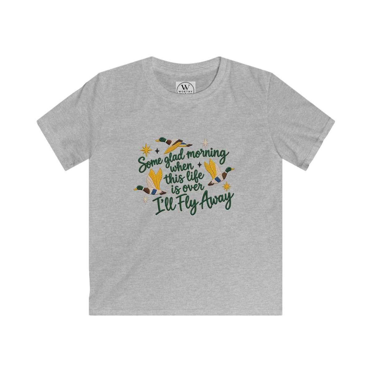 Kids Tee  Some Glad Morning When This Life Is Over I'll Fly Away