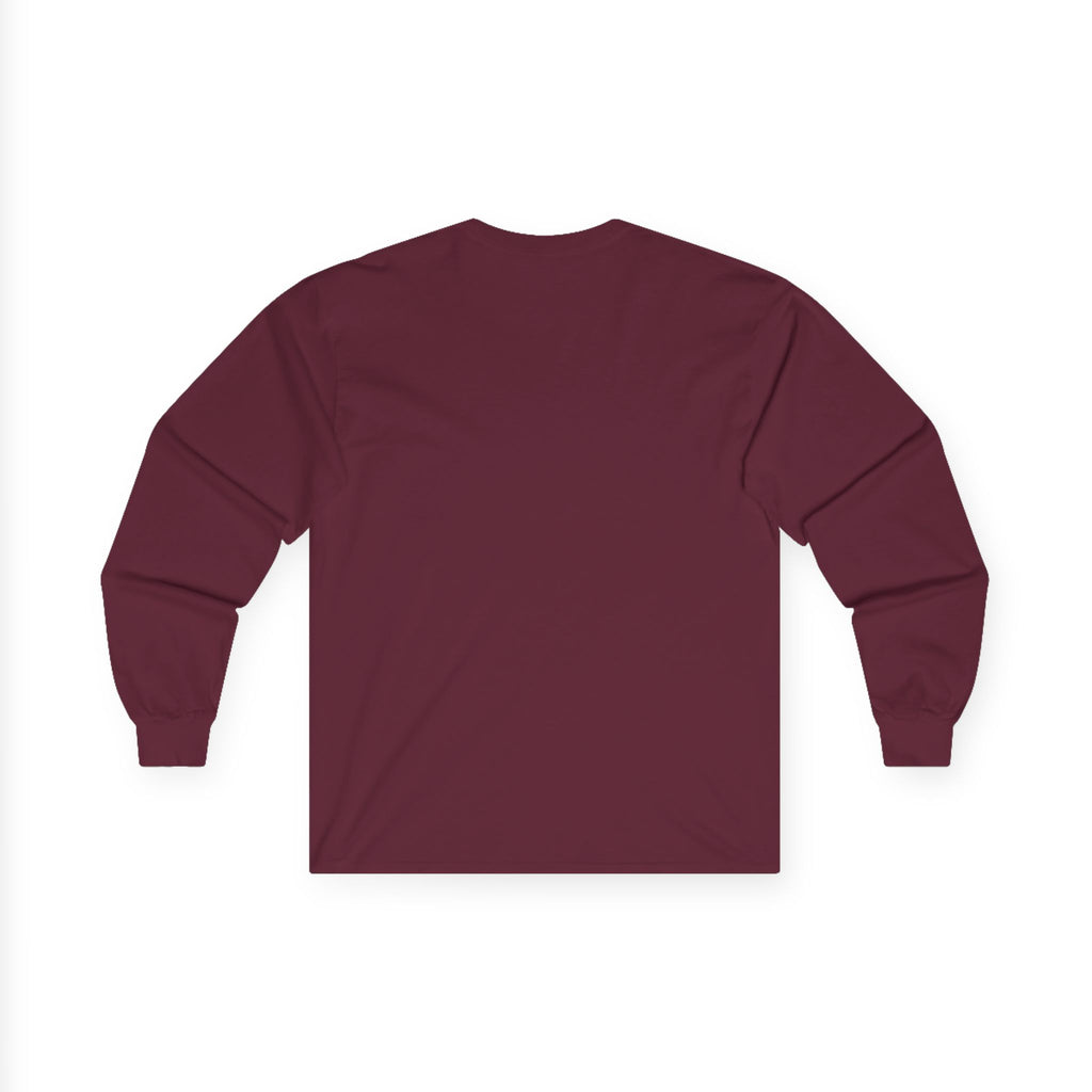 Long Sleeve Tee — "Faith Can Move Mountains" Mountain Graphic