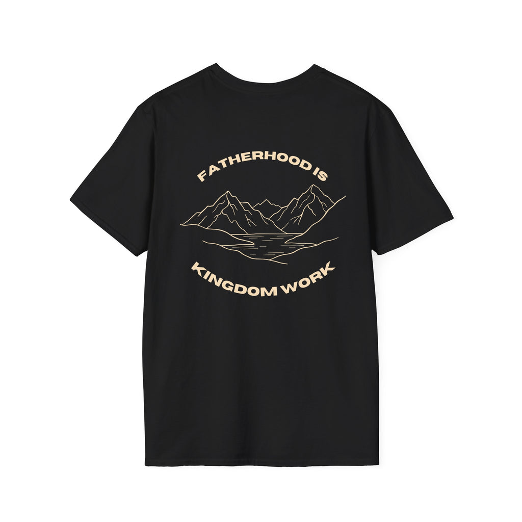 Proverbs 22:6 Fatherhood is Kingdom Work Men’s T-shirt
