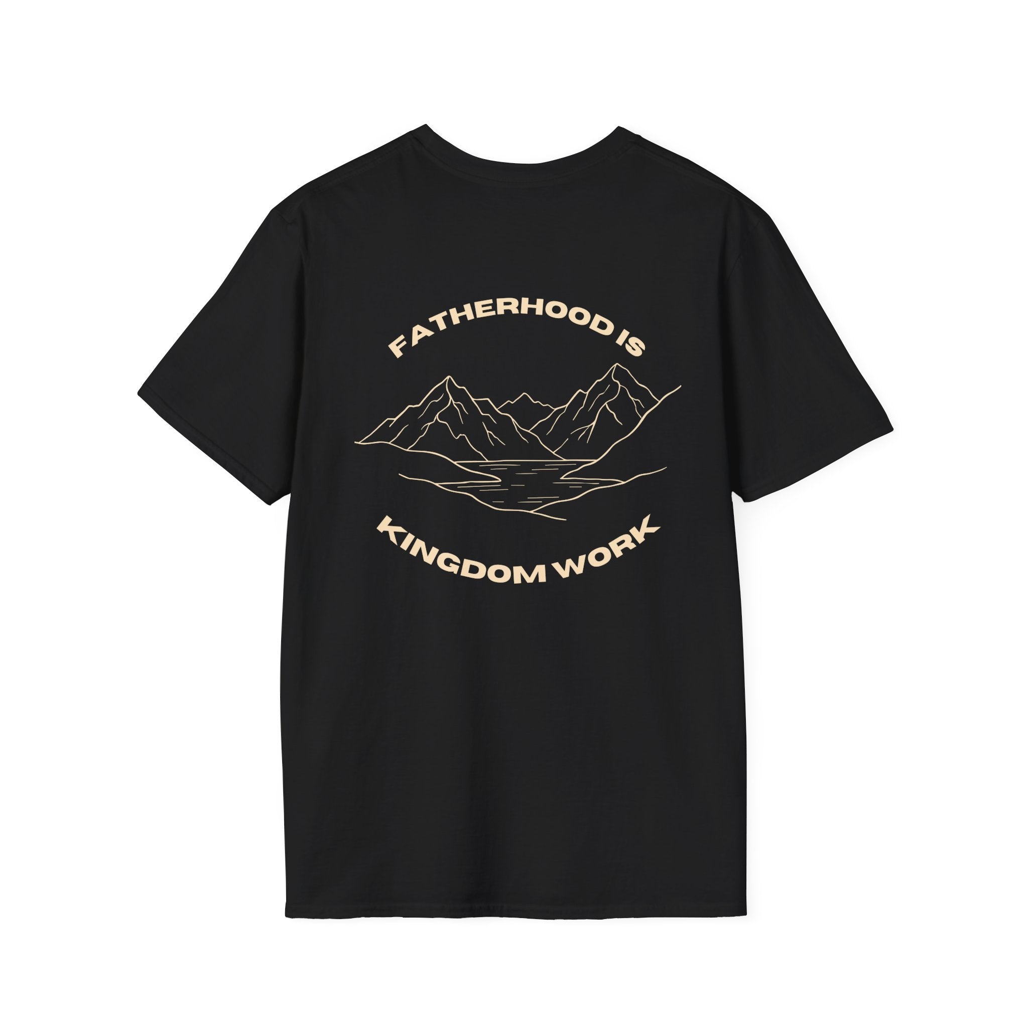 Proverbs 22:6 Fatherhood is Kingdom Work Men’s T-shirt