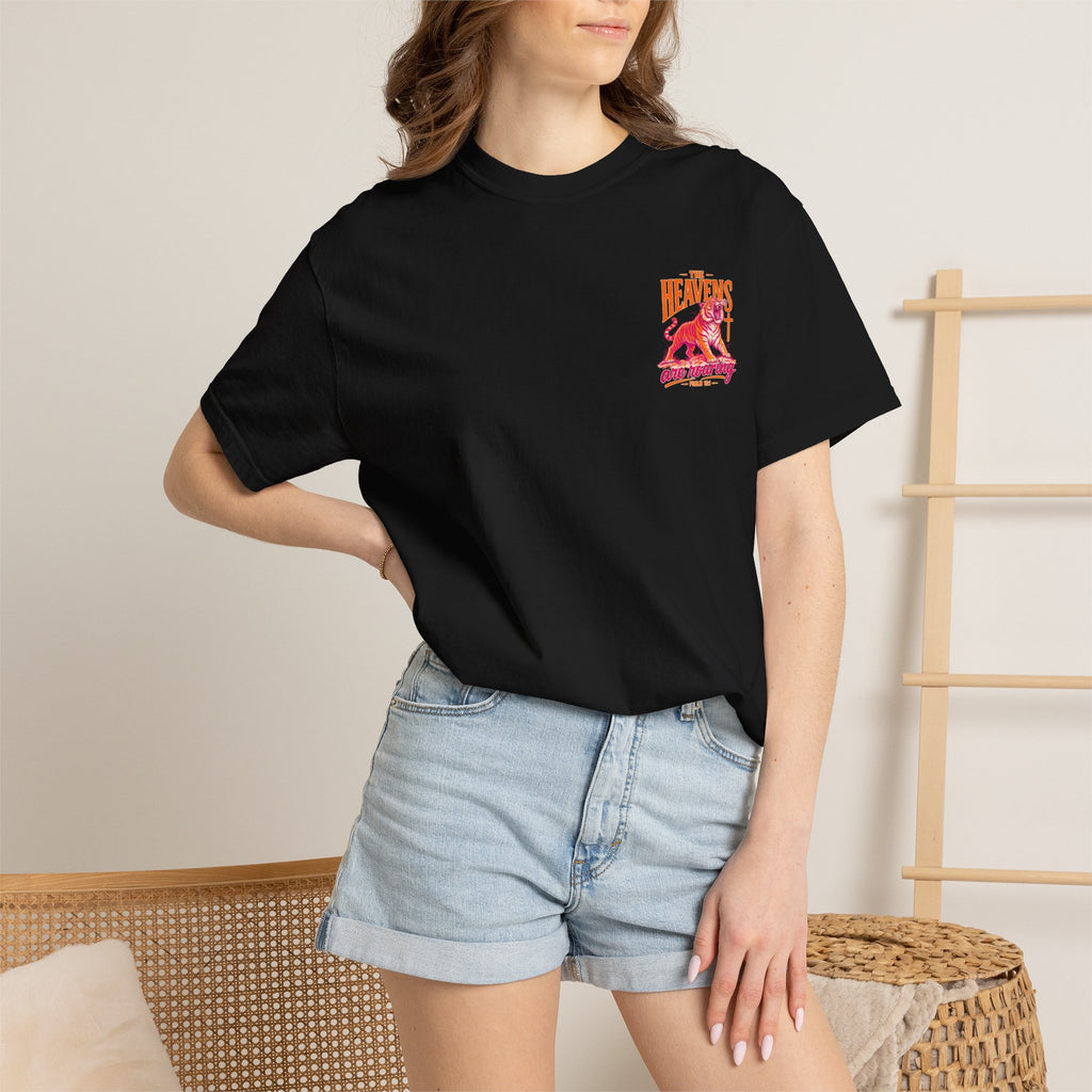 T-Shirt — “The Heavens Are Roaring” Tiger Psalm 19:1 Graphic Tee