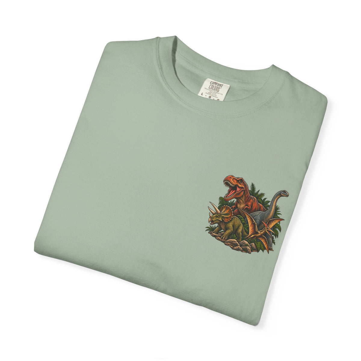 Dinosaur Graphic TShirt Dinosaurs Didn’t Pray Vintage Retro Tee