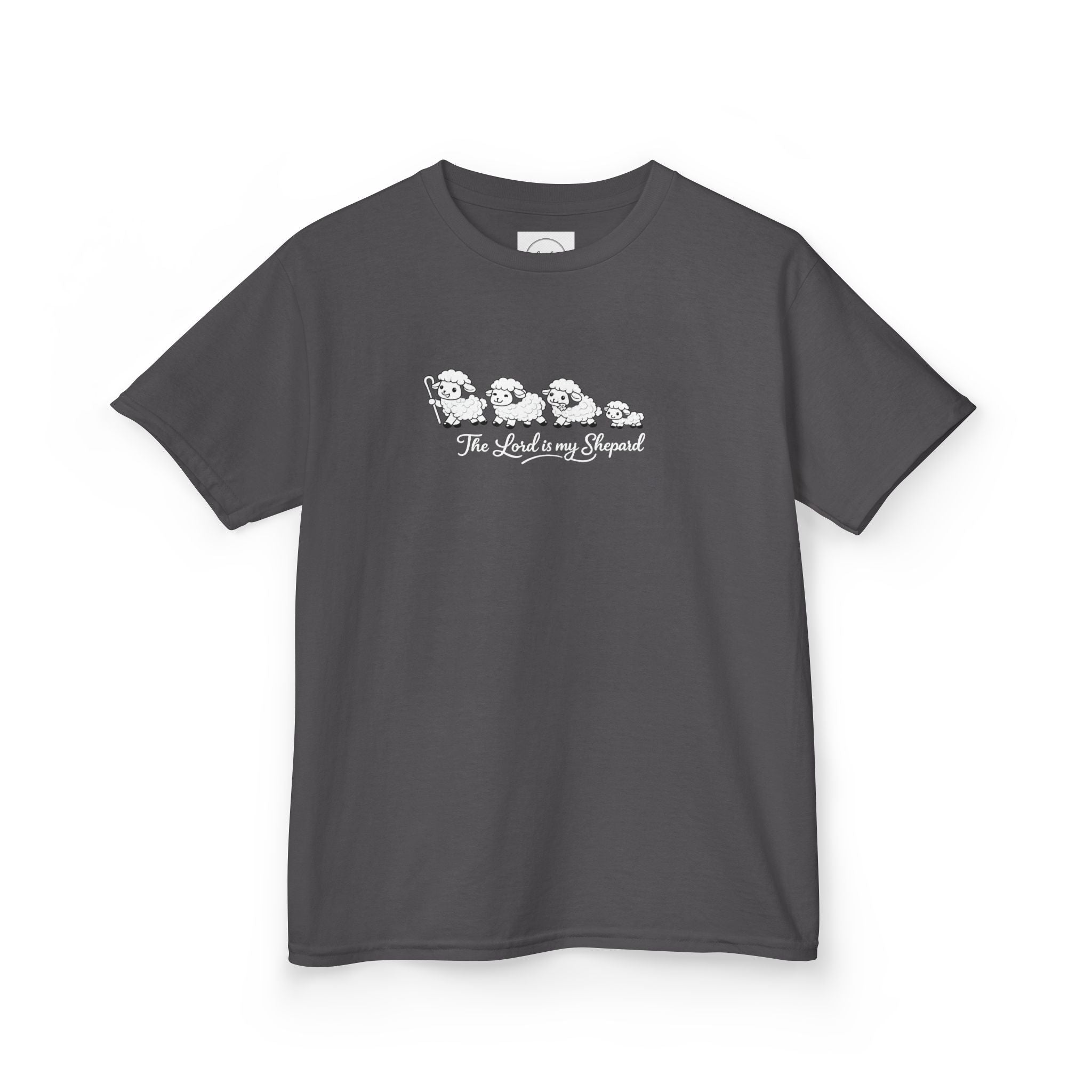 Kids T-Shirt — Cute Line Art Sheep "The Whole Herd"