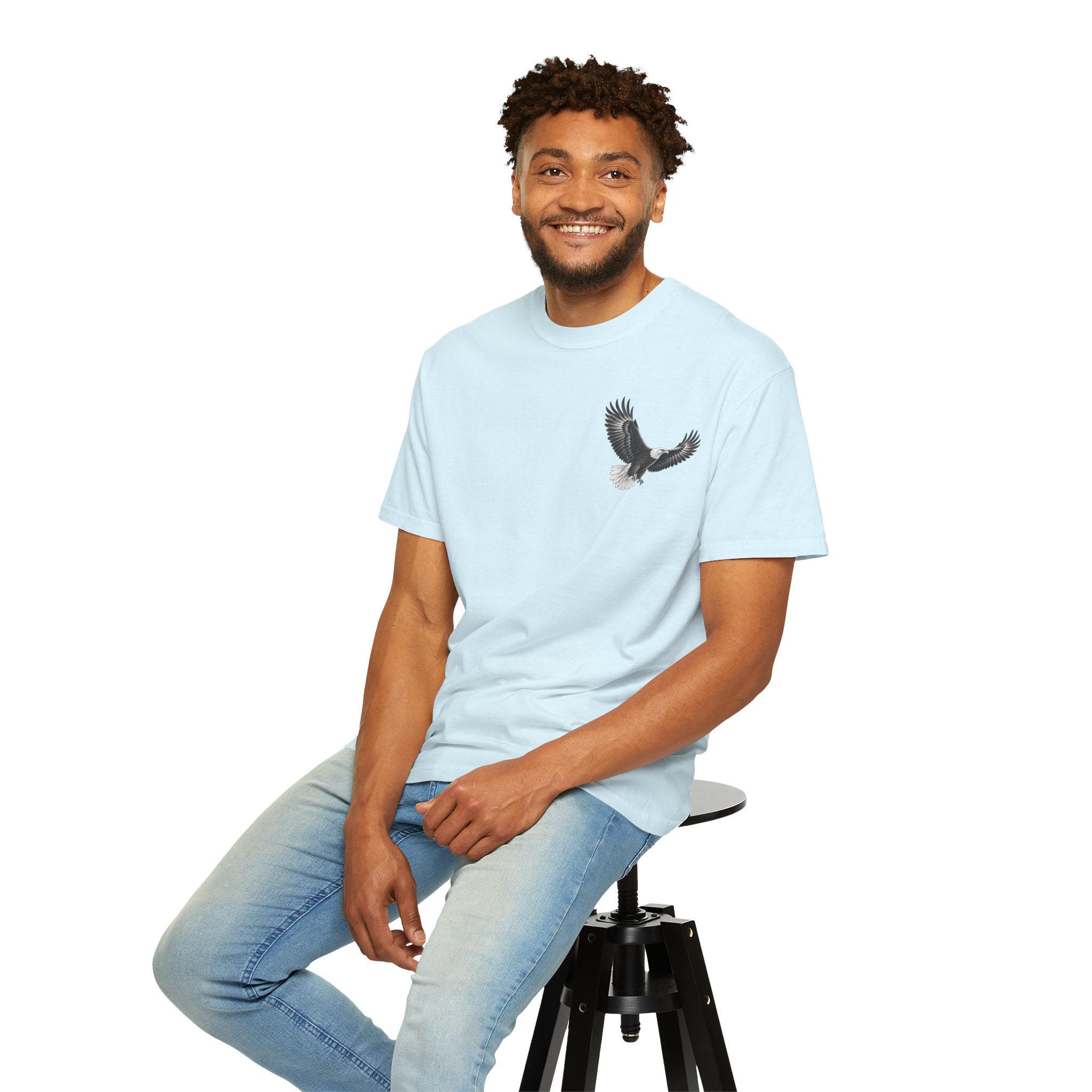 Hope in the Lord Eagle T-Shirt — 'Find New Strength' Christian Graphic Tee
