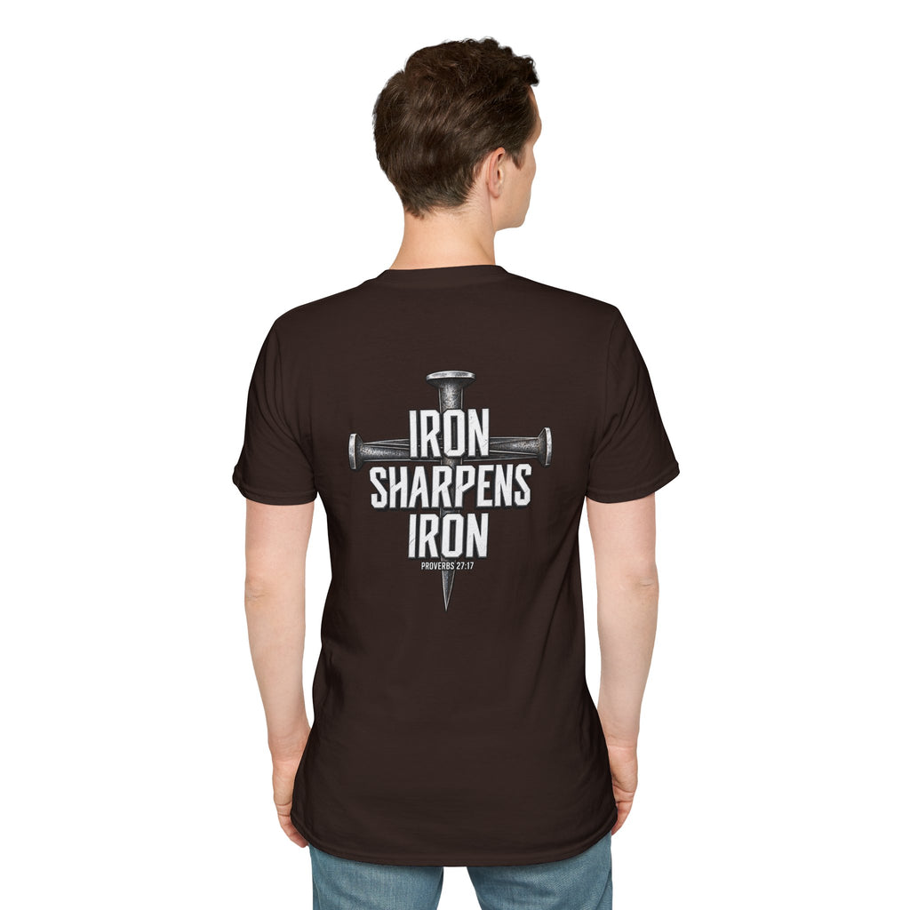 Minimal Cross Nails T-Shirt — Iron Sharpens Iron