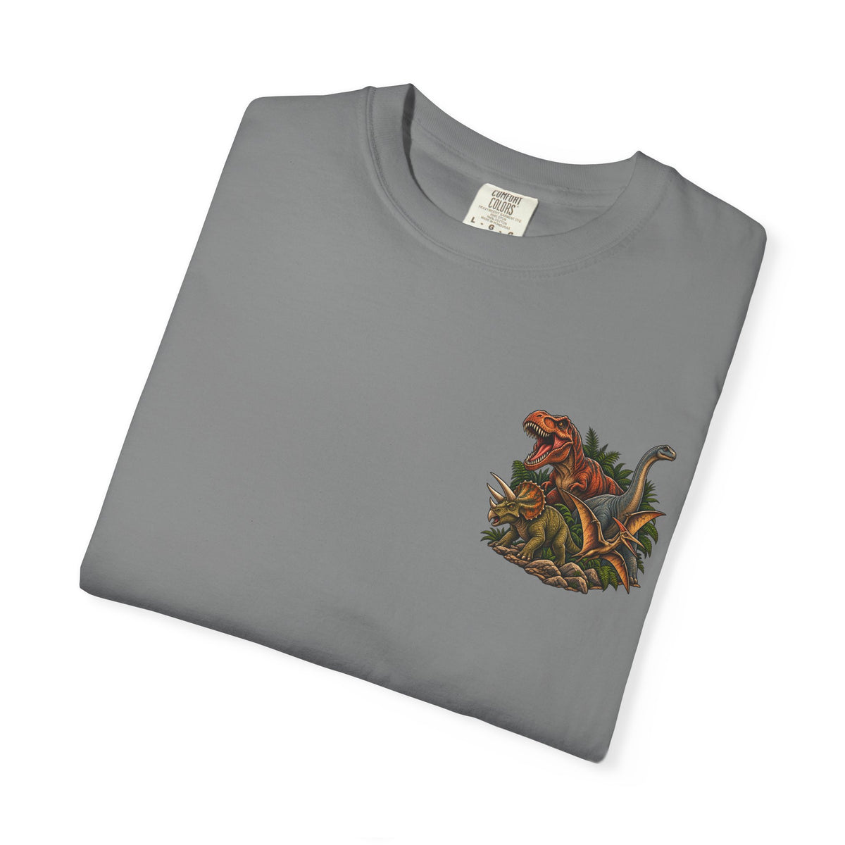 Dinosaur Graphic TShirt Dinosaurs Didn’t Pray Vintage Retro Tee