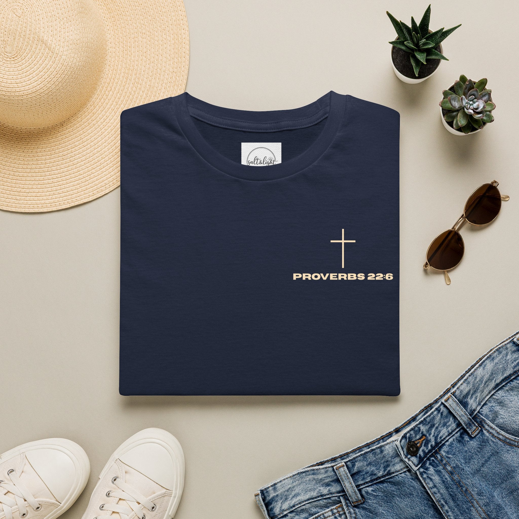 Proverbs 22:6 Fatherhood is Kingdom Work Men’s T-shirt