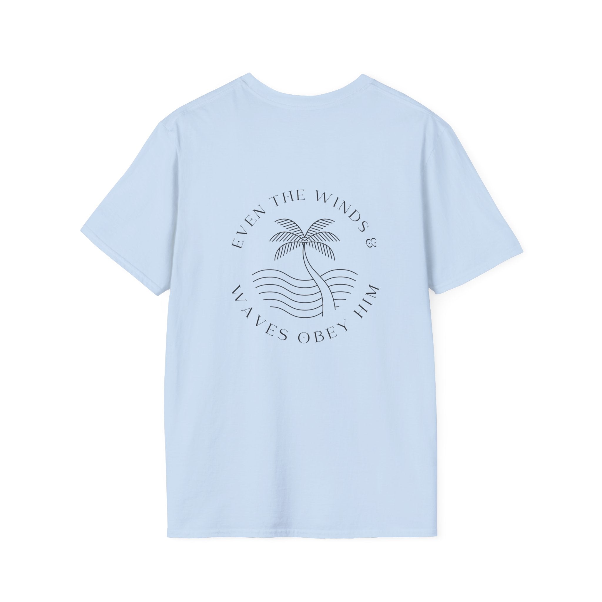 Palm Wave Minimalist T-Shirt — Christian