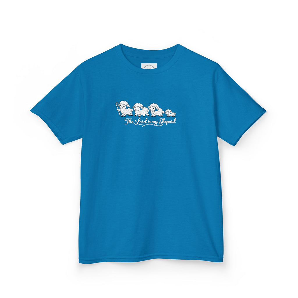 Kids T-Shirt — Cute Line Art Sheep "The Whole Herd"