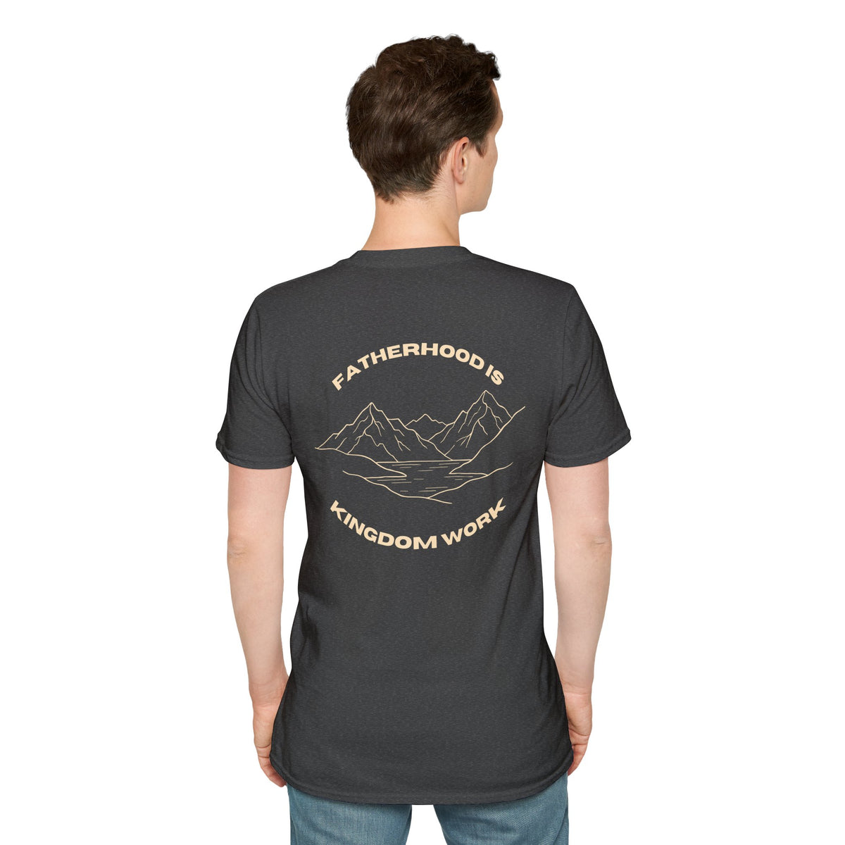 Proverbs 22:6 Fatherhood is Kingdom Work Men’s T-shirt