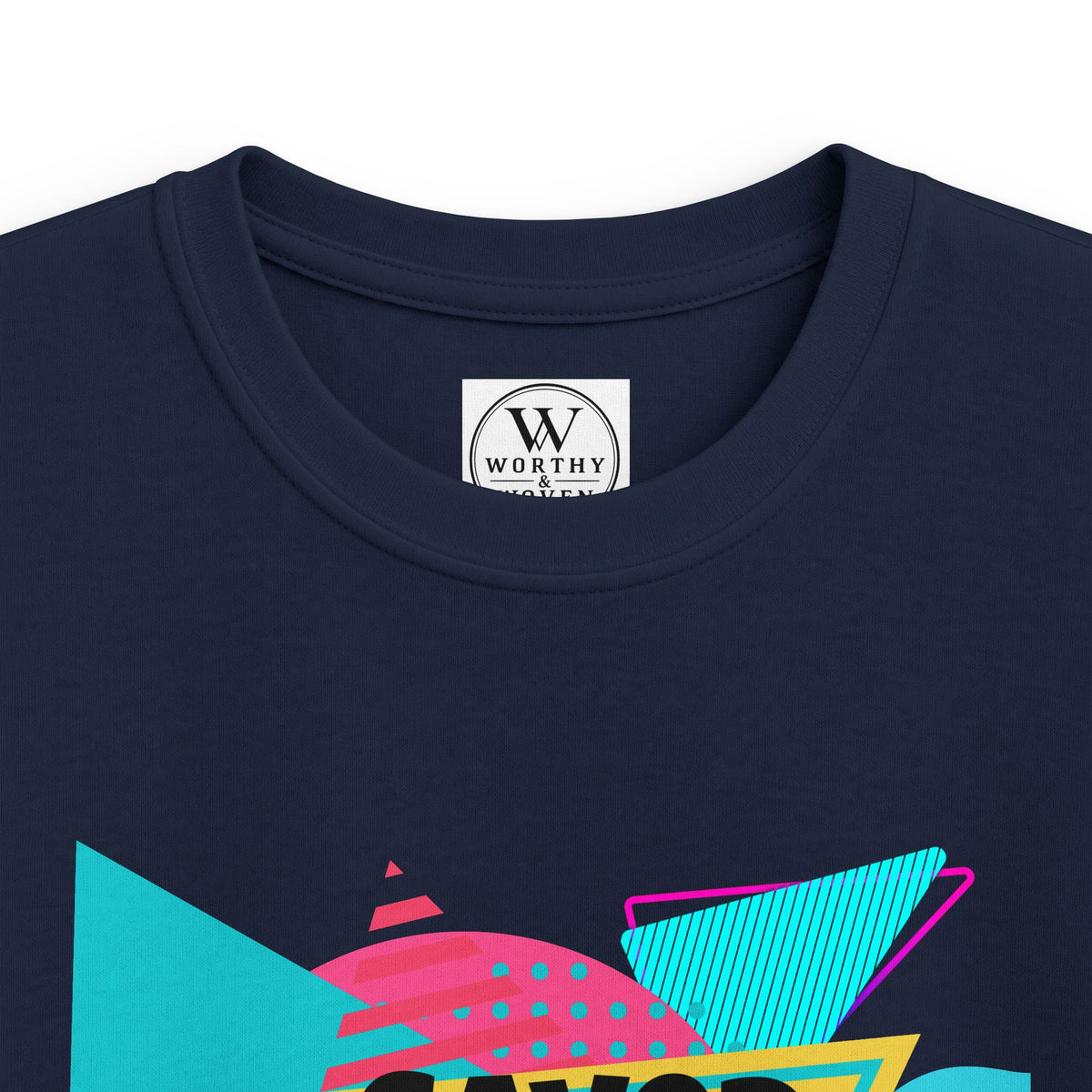 Kids Tee — Retro 'Saved by the Lord' Christian Graphic Shirt