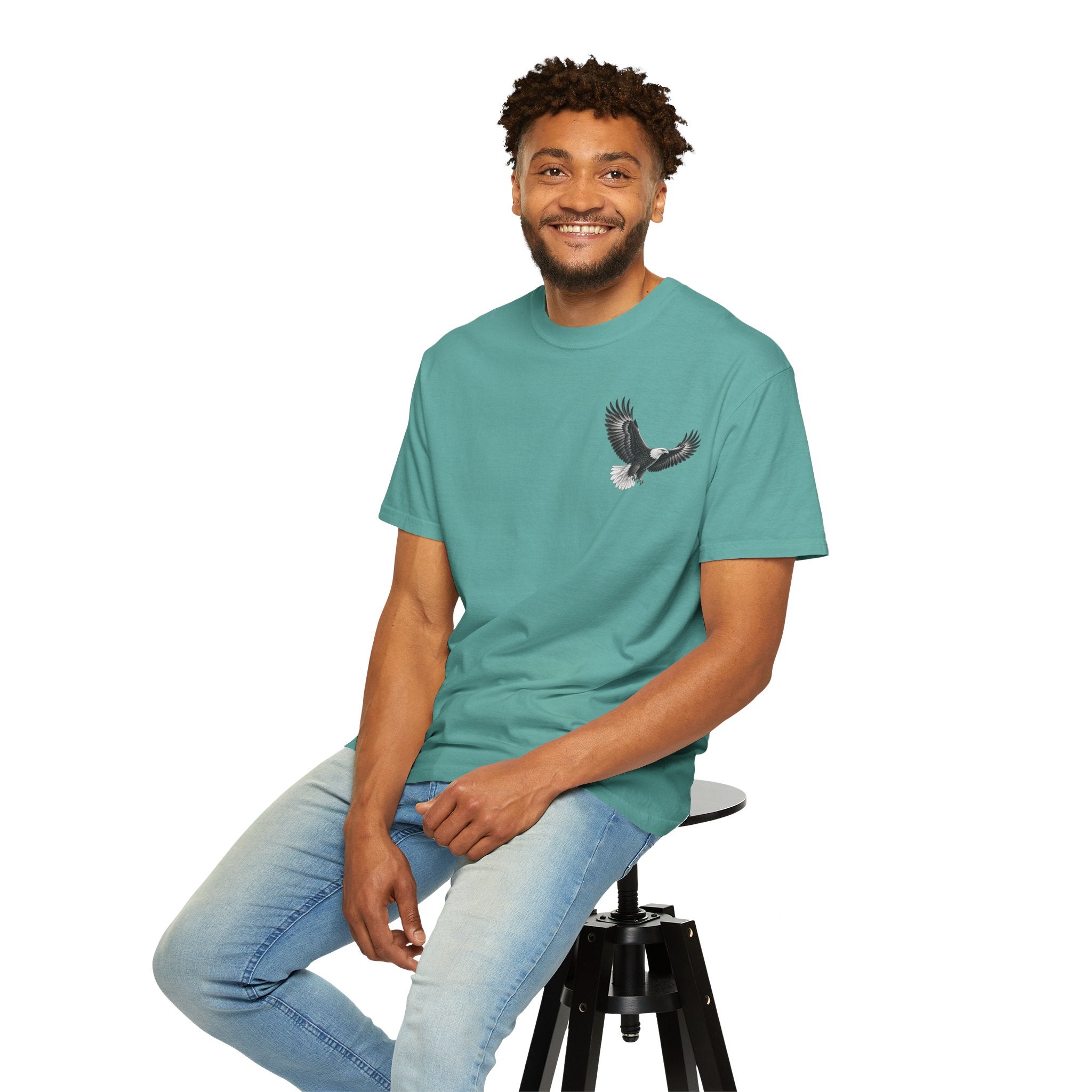 Hope in the Lord Eagle T-Shirt — 'Find New Strength' Christian Graphic Tee