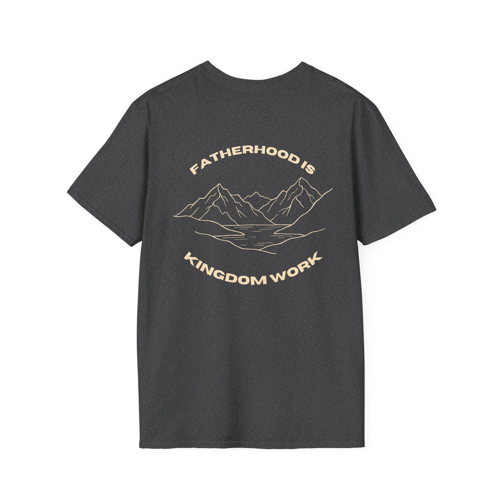 Proverbs 22:6 Fatherhood is Kingdom Work Men’s T-shirt