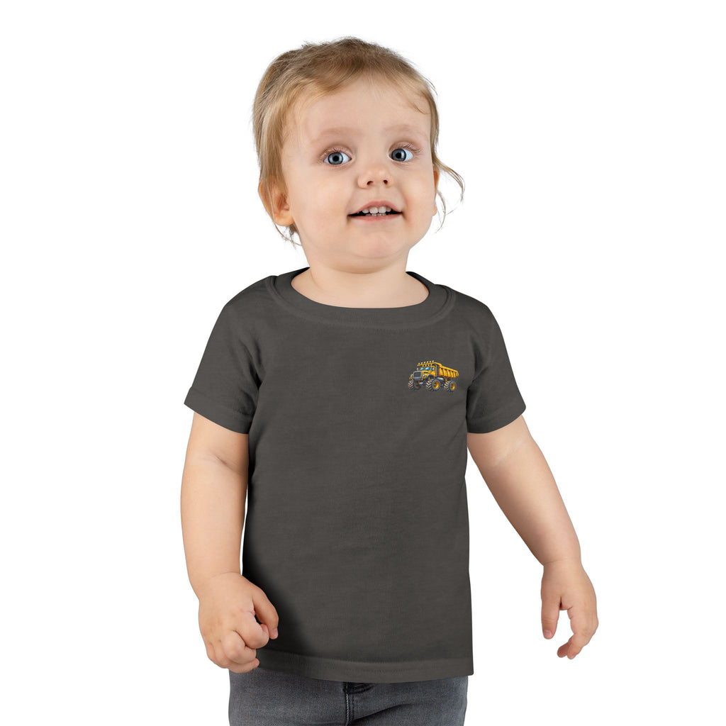 Toddler T-Shirt - "My God Is So Big" Dump Truck Design | Cute Religious Kids Tee