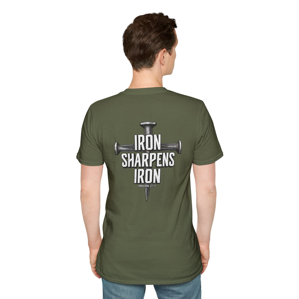 Minimal Cross Nails T-Shirt — Iron Sharpens Iron