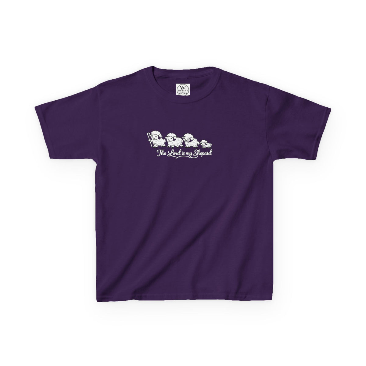 Kids T-Shirt — Cute Line Art Sheep "The Whole Herd"