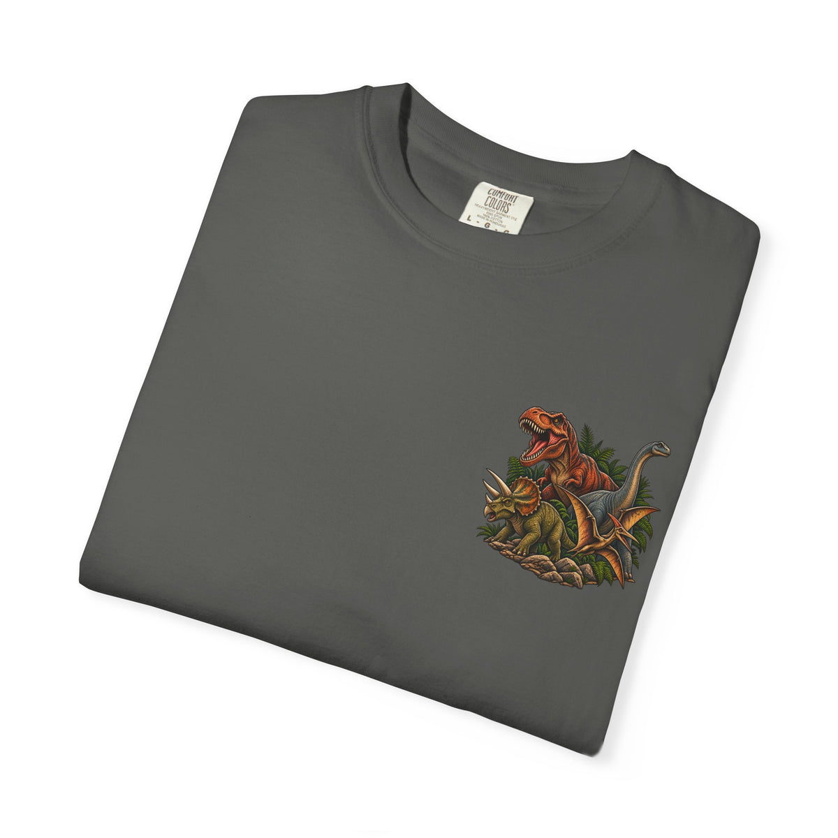 Dinosaur Graphic TShirt Dinosaurs Didn’t Pray Vintage Retro Tee