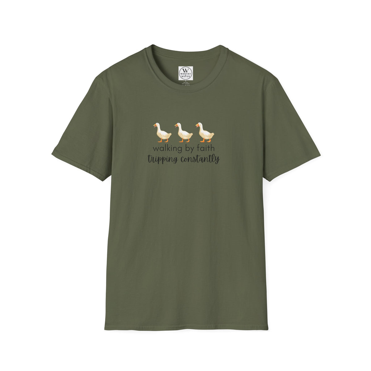 Walking by Faith Tripping Constantly T-Shirt