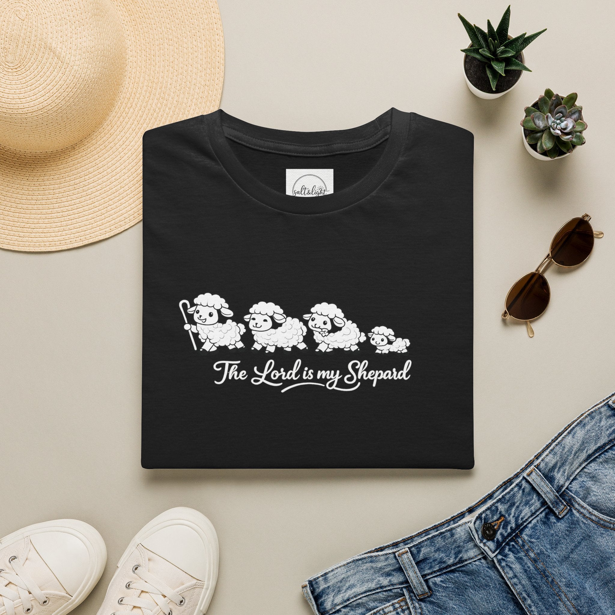 The Lord Is My Shepherd – Psalm 23 Christian Sheep Shirt, Faith Based