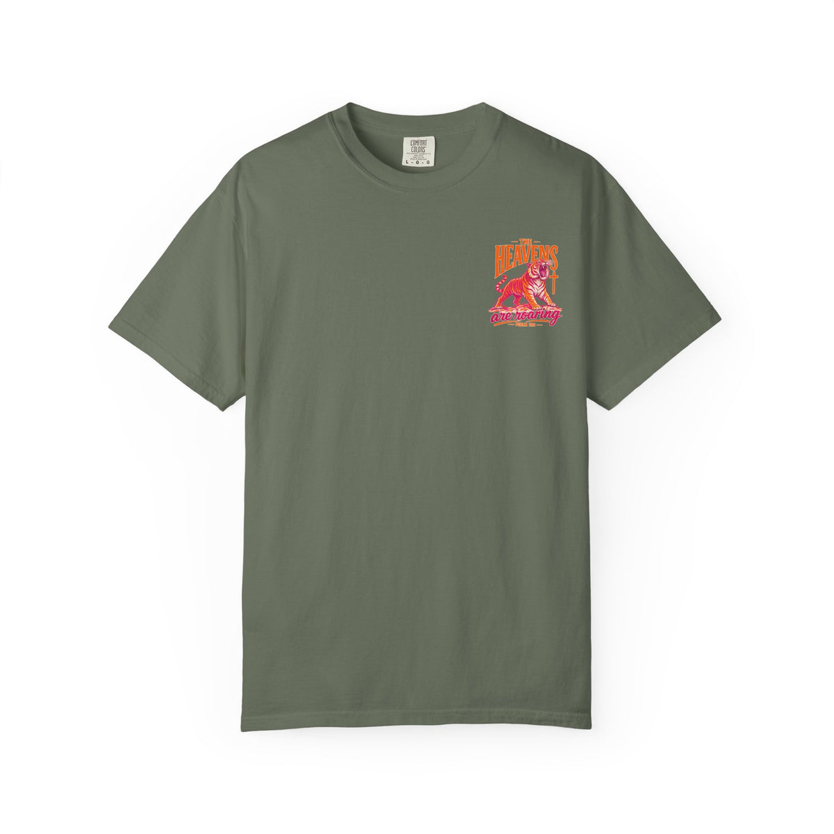 T-Shirt — “The Heavens Are Roaring” Tiger Psalm 19:1 Graphic Tee