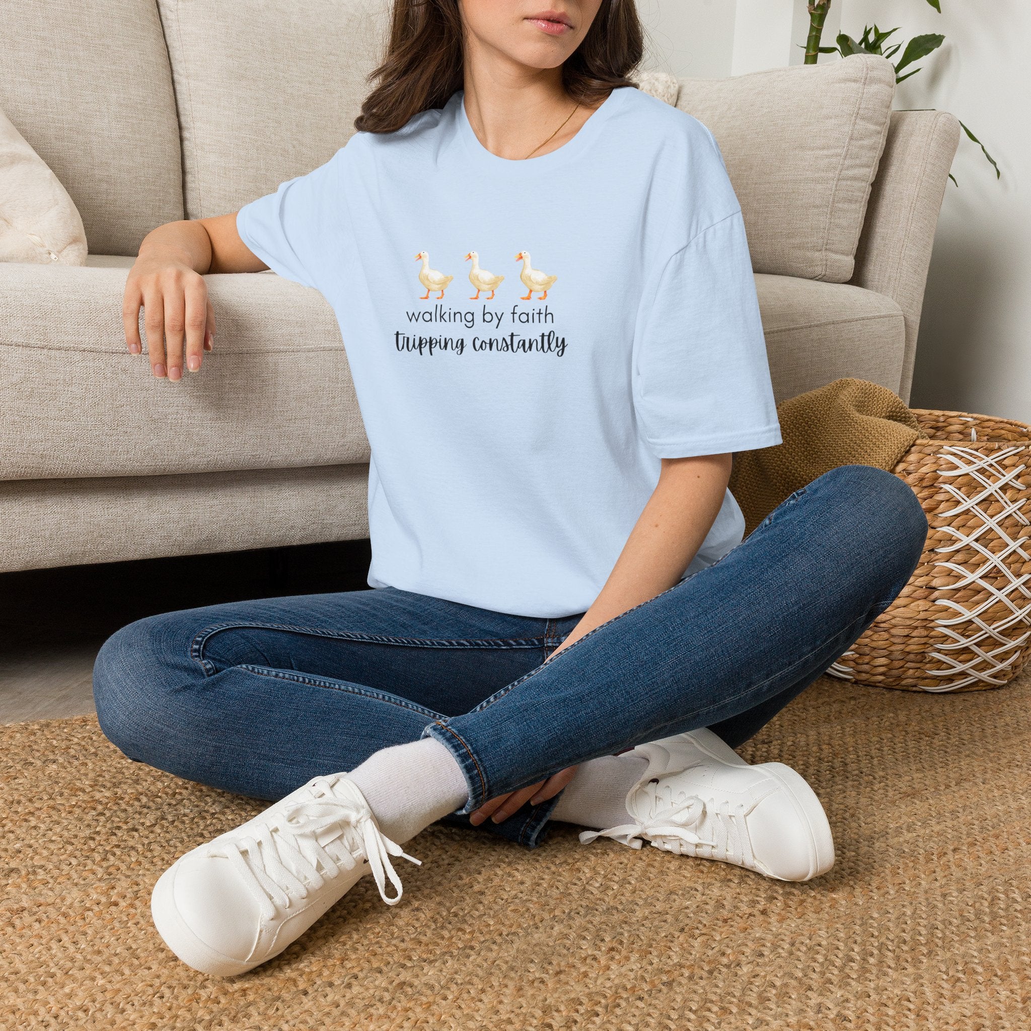 Walking by Faith Tripping Constantly T-Shirt