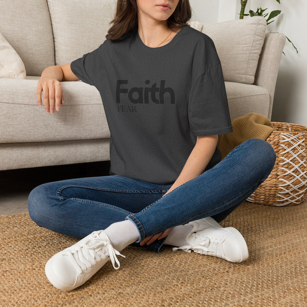 Faith Over Fear T-Shirt — Inspirational Christian Graphic Tee