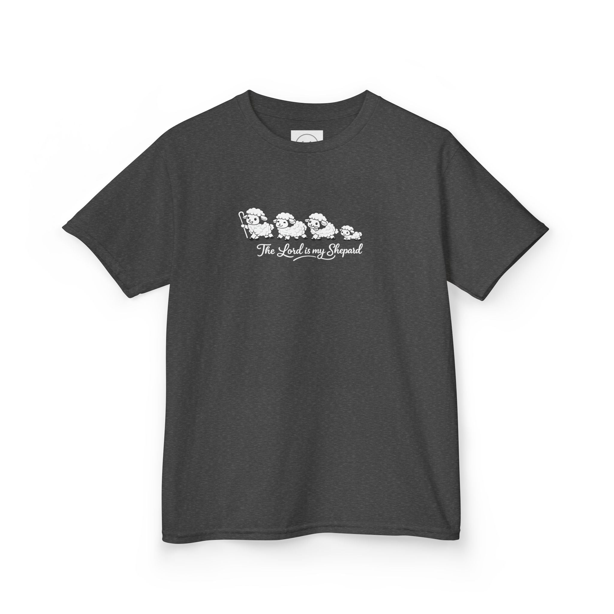 Kids T-Shirt — Cute Line Art Sheep "The Whole Herd"