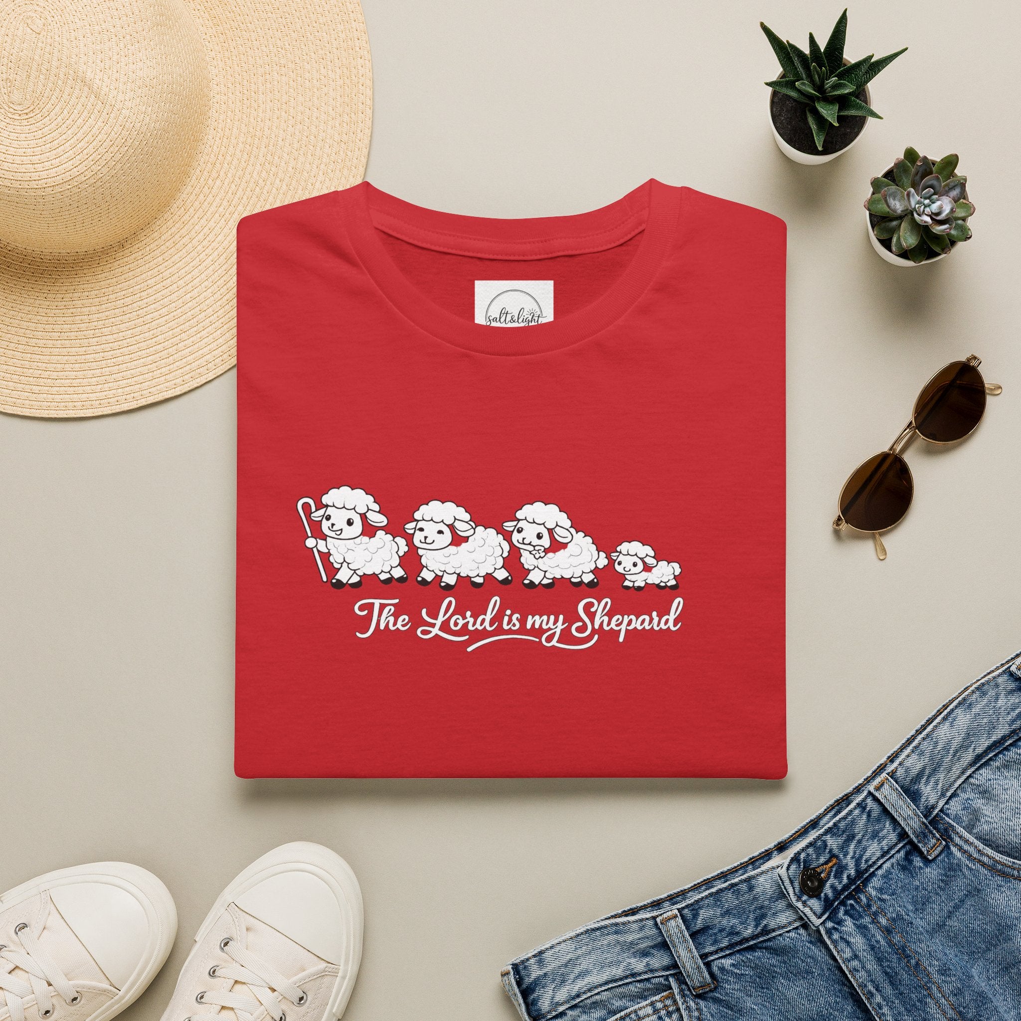 The Lord Is My Shepherd – Psalm 23 Christian Sheep Shirt, Faith Based