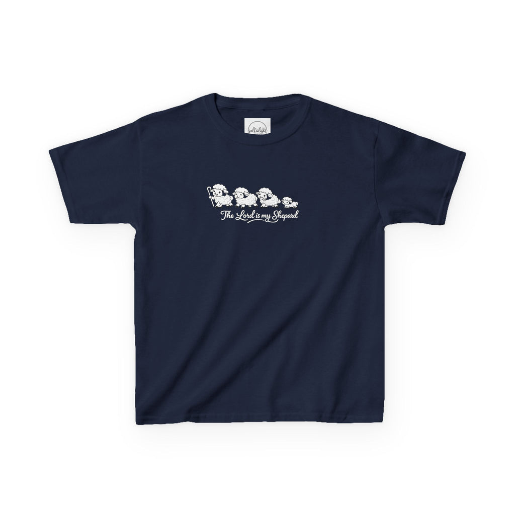 Kids T-Shirt — Cute Line Art Sheep "The Whole Herd"