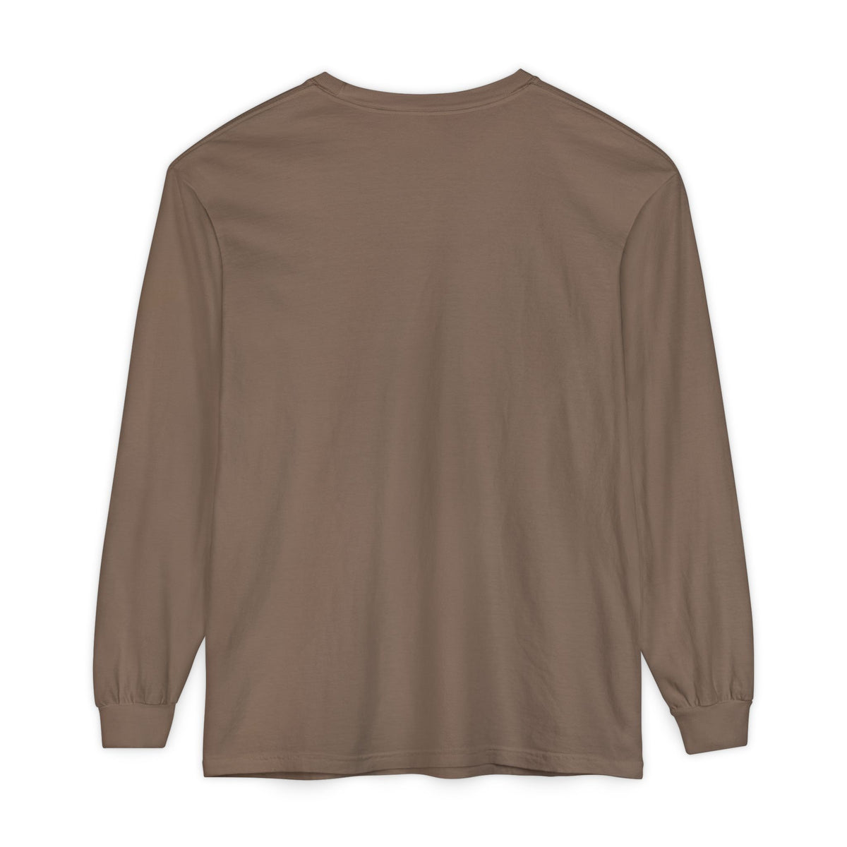Christian Fall Cross Long Sleeve Tee Autumn Pumpkins and Leaves