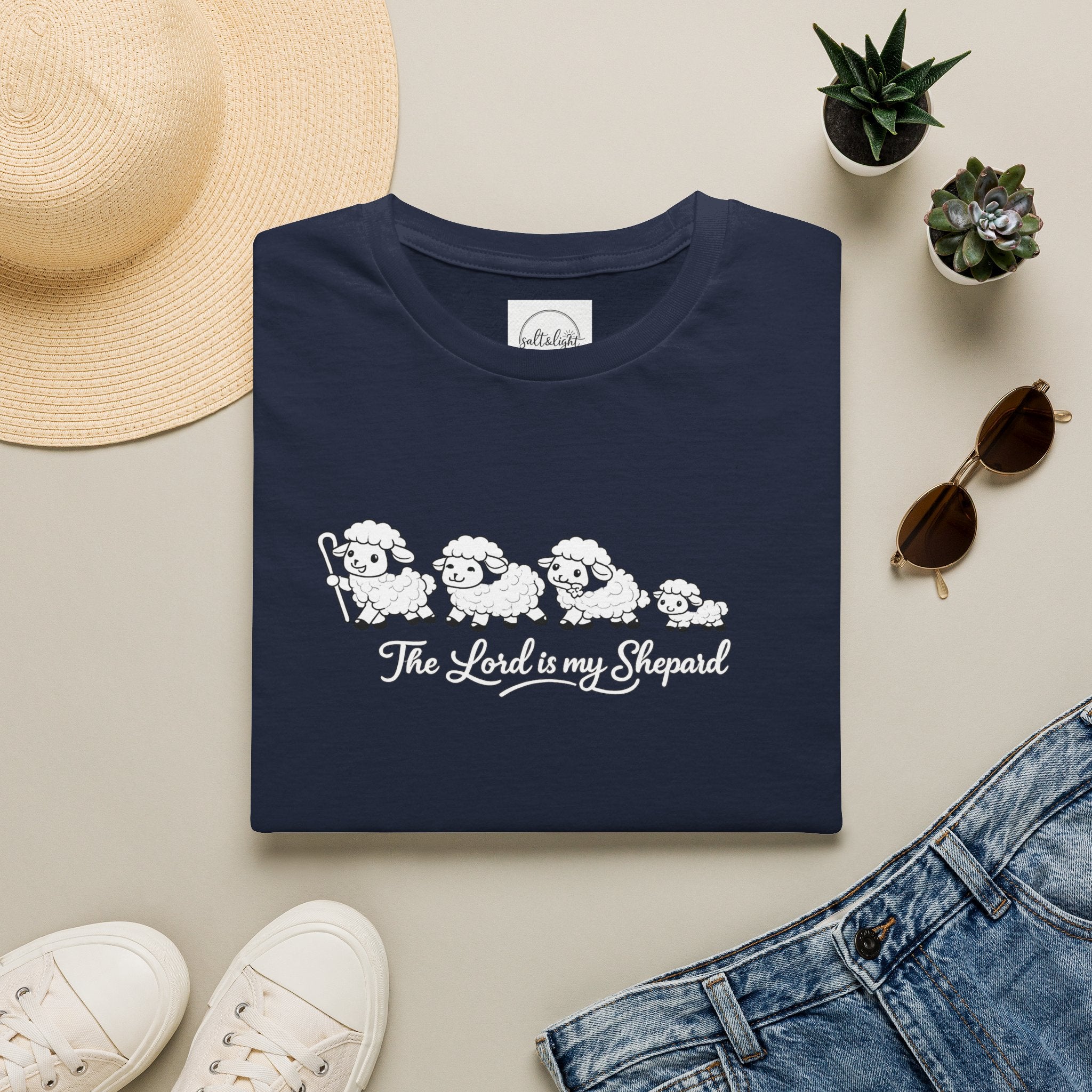 The Lord Is My Shepherd – Psalm 23 Christian Sheep Shirt, Faith Based