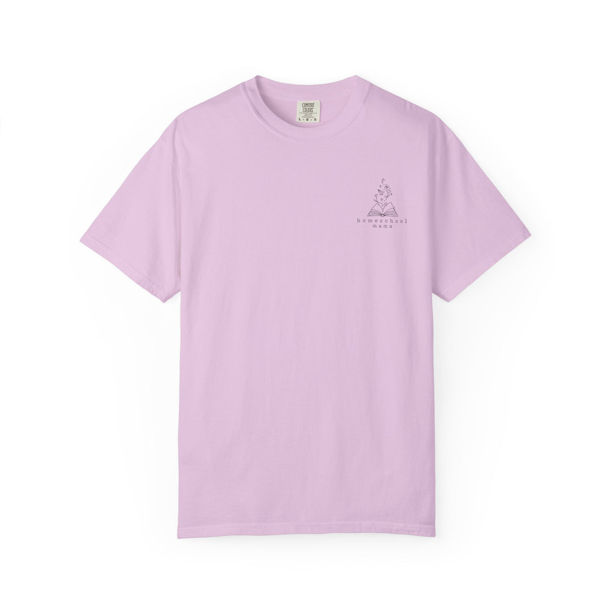 Homeschool Mama Tee — Proverbs 25:11 Inspirational Book & Flower Graphic T-Shirt