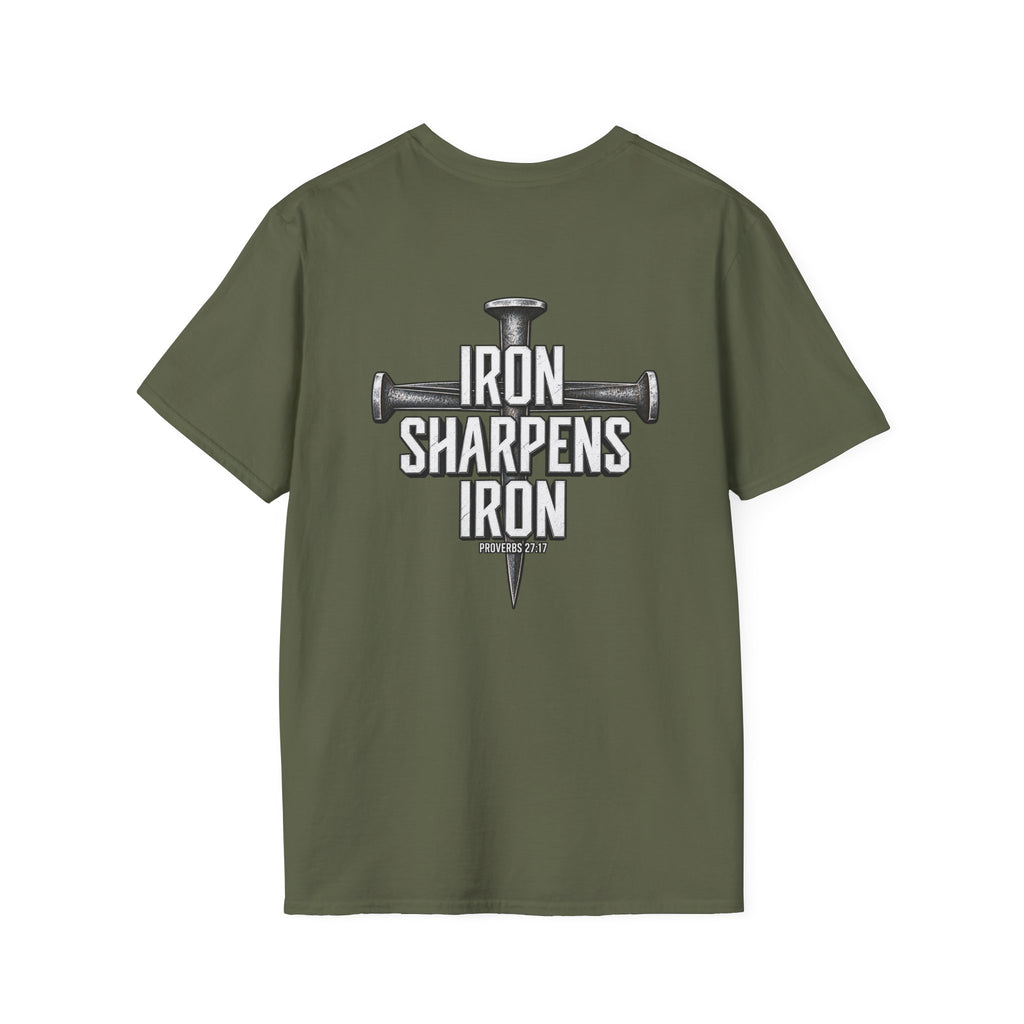 Minimal Cross Nails T-Shirt — Iron Sharpens Iron
