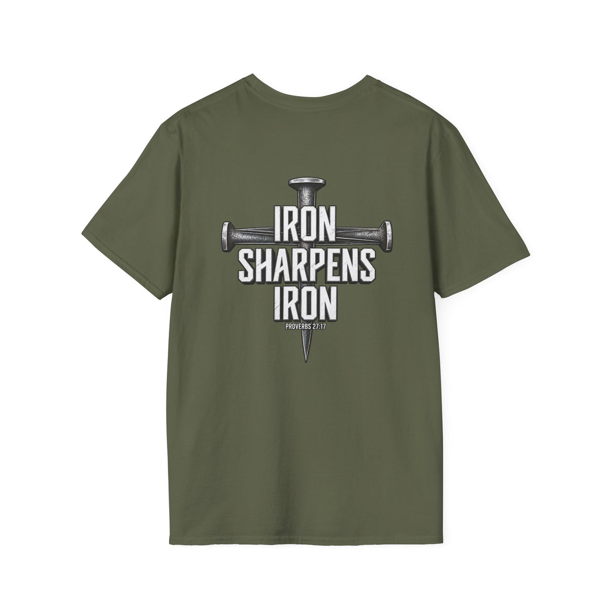 Minimal Cross Nails T-Shirt — Iron Sharpens Iron