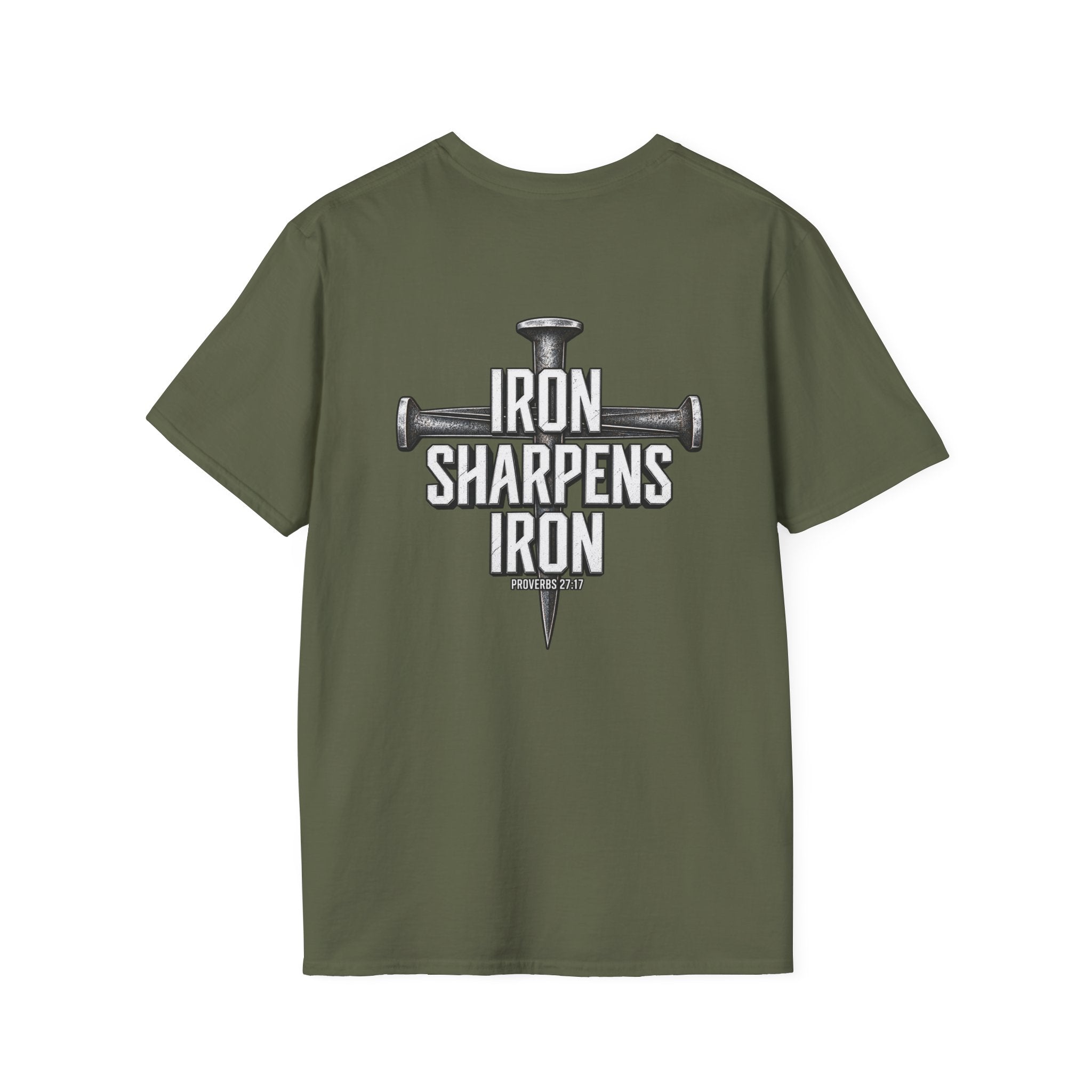 Minimal Cross Nails T-Shirt — Iron Sharpens Iron