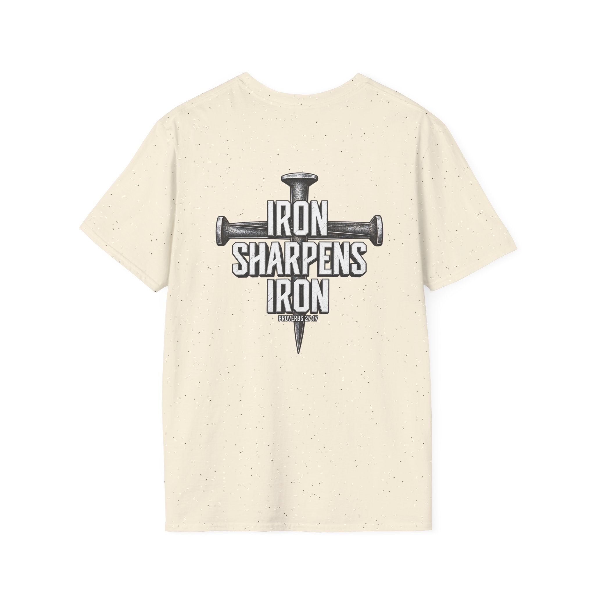 Minimal Cross Nails T-Shirt — Iron Sharpens Iron