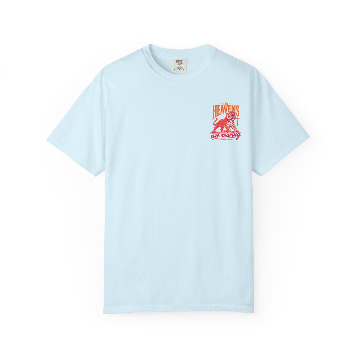 T-Shirt — “The Heavens Are Roaring” Tiger Psalm 19:1 Graphic Tee