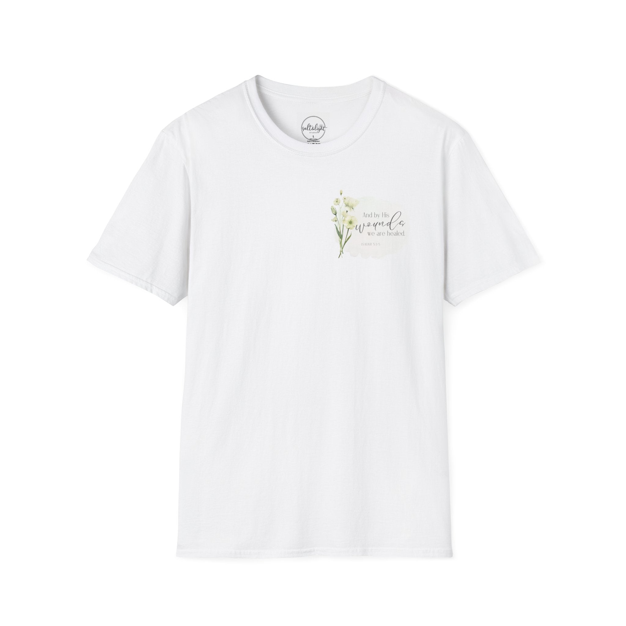 Floral Isiah 43:2 T-Shirt