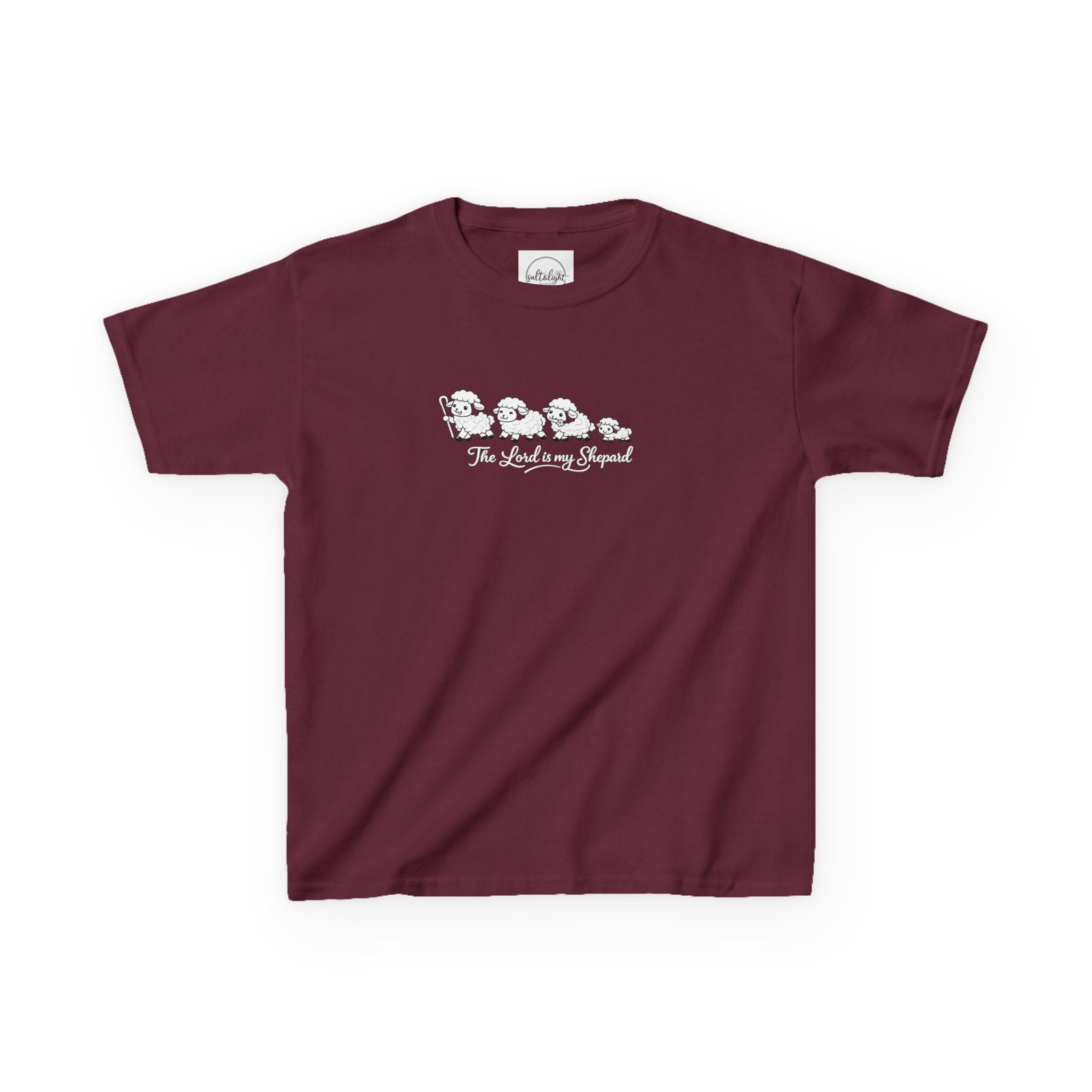 Kids T-Shirt — Cute Line Art Sheep "The Whole Herd"