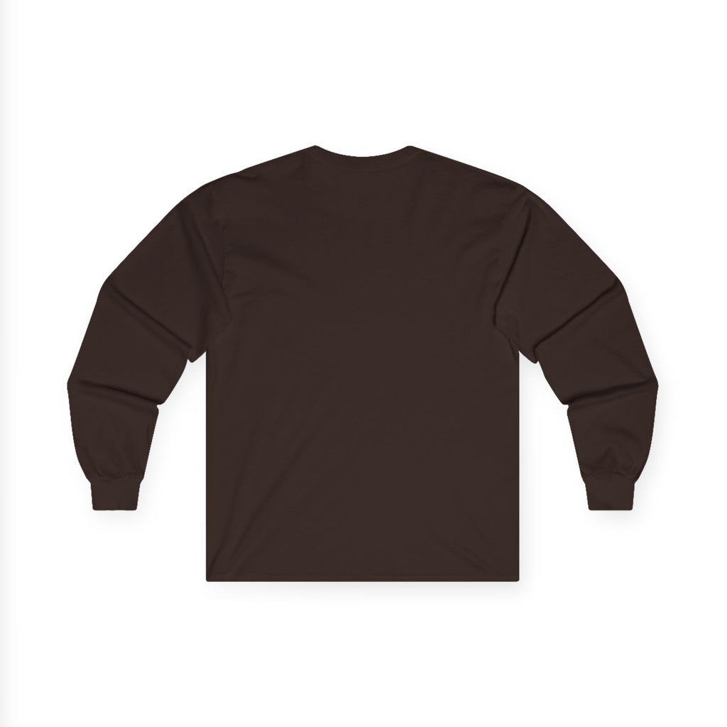 Long Sleeve Tee — "Faith Can Move Mountains" Mountain Graphic