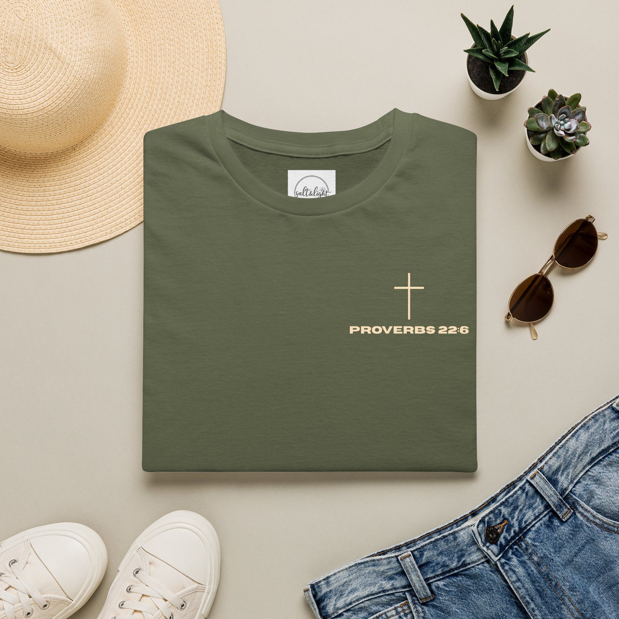 Proverbs 22:6 Fatherhood is Kingdom Work Men’s T-shirt